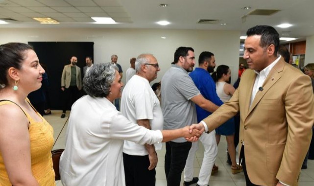 Başkan Yıldız, mesai arkadaşlarıyla bayramlaştı