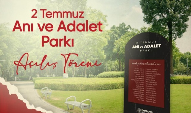 Bornova Belediyesi’nden, Sivas Katliamı’nın 32. yılında anma etkinlikleri ve park açılışı
