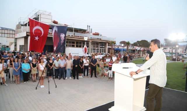 Dikili’de anlamlı park açılışı : Orkut Baysal adıyla yaşayacak