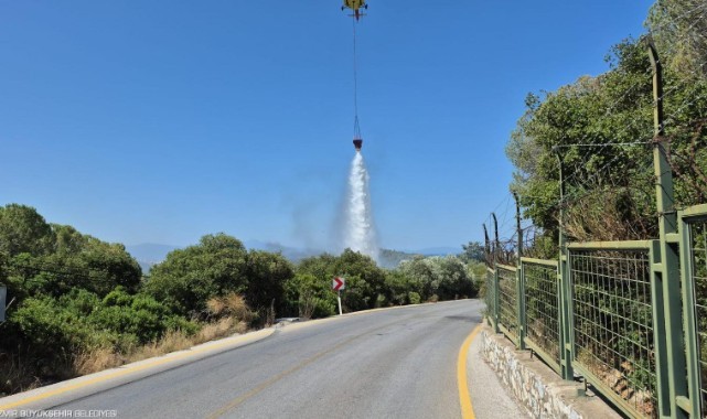 İzmir İtfaiyesi’nin çabalarıyla tüm yangınlar kontrol altına alındı