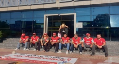 Karabağlar'da sendikadan oturma eylemi!