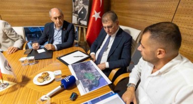 Başkan Tugay, Menemen’de oda başkanları ile görüştü