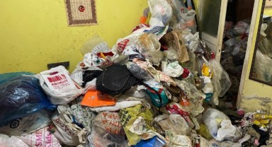 Çöp ev temizlendi, yedi yıllık kabus son buldu
