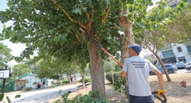 Karşıyaka’da parklara yoğun bakım