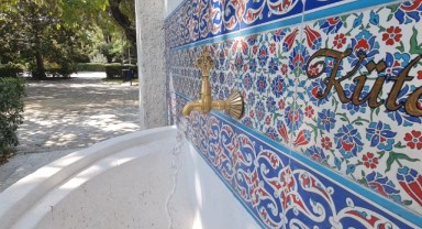 Kültürpark’ın tarihi çeşmesi 94’üncü İEF’ye hazır