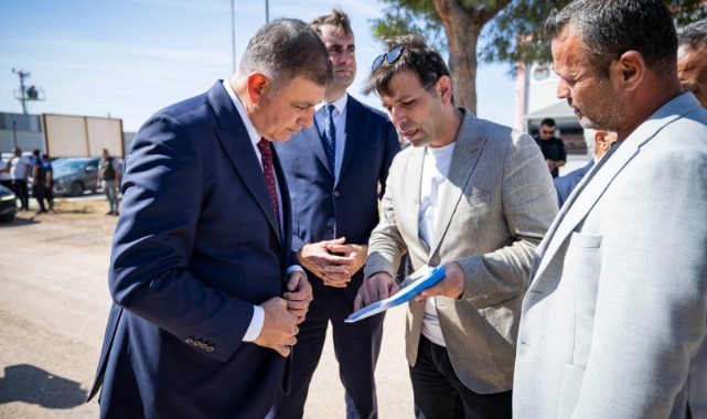 Aliağa’nın sanayi yoluna iki kilometrelik asfalt