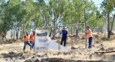 Belediye ekipleri kent estetiği ve güvenlik için sahada