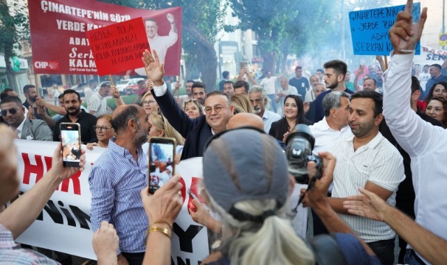 Serkan Kalmaz'dan kalabalık eşliğinde adaylık açıklaması