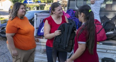 Güzelbahçe Belediye'sinden 2500 öğrenciye çanta ve kırtasiye desteği