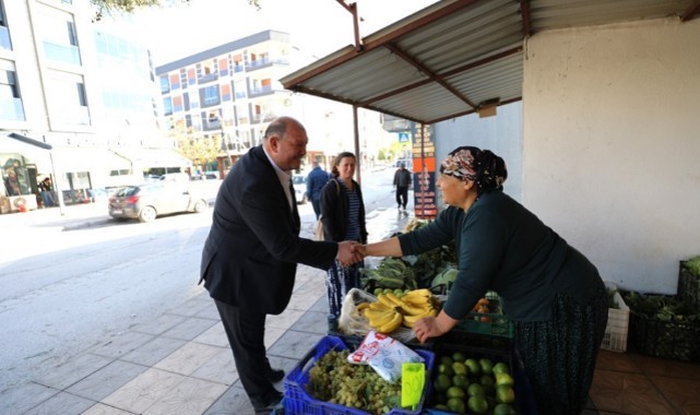 Başkan Çiçek’ten Esnaf Ziyareti