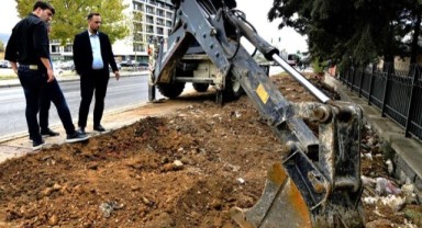 Başkan Eşki okullar bölgesindeki düzenlemeleri yerinde inceledi
