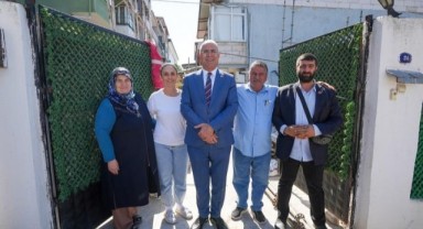 Gaziemir Belediyesi’nden yangında zarar gören evlere yardım eli