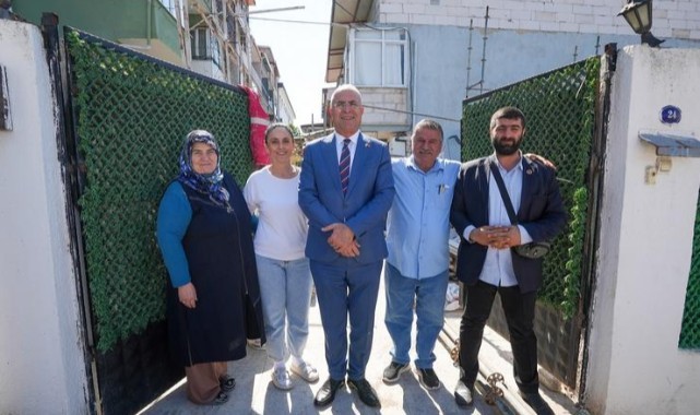 Gaziemir Belediyesi’nden yangında zarar gören evlere yardım eli