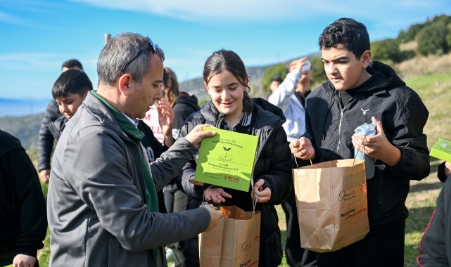 200 zeytin fidanı toprakla buluştu