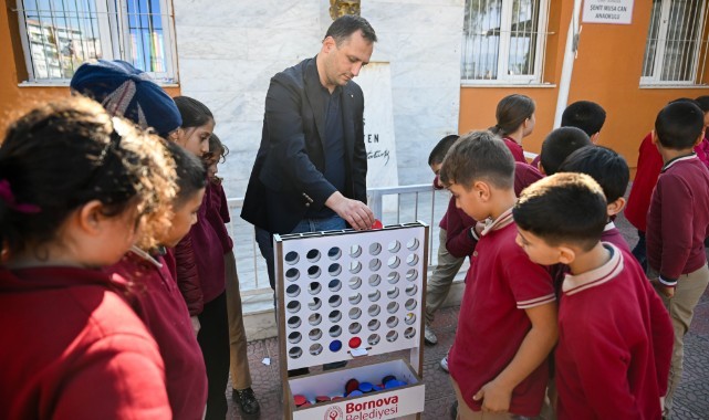 Başkan Eşki’den Şehit Musa Can Okulları’na Zeka Geliştirici Oyuncak