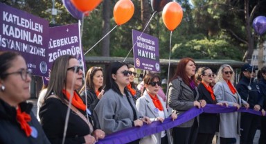 Bornova’da 25 Kasım dayanışması