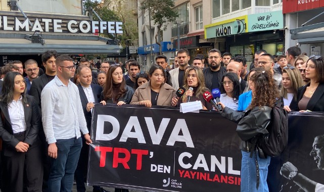 CHP İzmir gençlerinden İmamoğlu davası TRT 1 de yayınlansın çağrısı