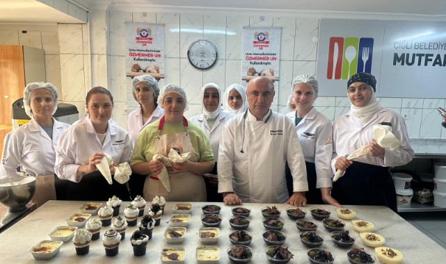 Çiğli’de İstihdama Tatlı Dokunuş: Pastacılık Kurslarının İlk Mezunları Sertifikalarını Aldı