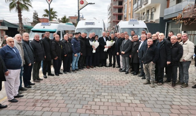 Başkan Pehlivan önce müjdeyi verdi, sonra direksiyona geçti