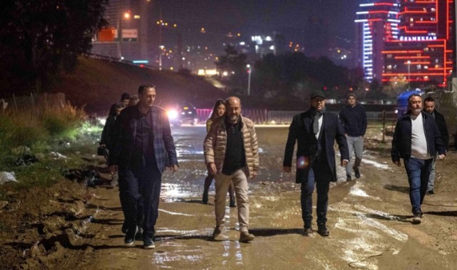 Bornova’da gece mesaisi