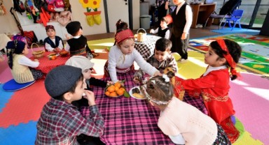 Bornovalı minikler Yerli Malı Haftası’nı coşkuyla kutladı
