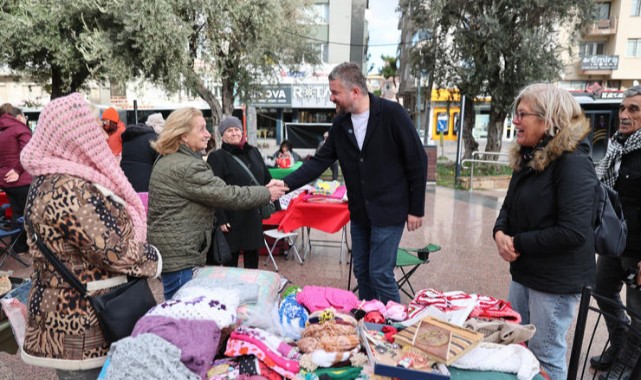 Buca’da dayanışma ve alışveriş bir arada