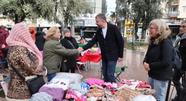 Buca’da dayanışma ve alışveriş bir arada