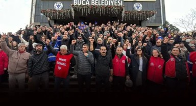Buca'da işçilerin maaşların bir kısmı ödendi! Çöpler toplanıyor