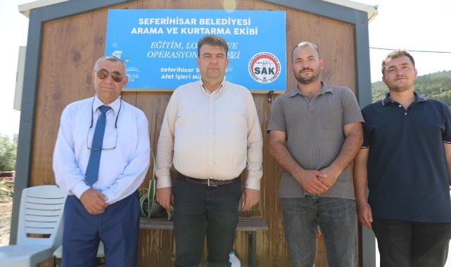 Seferihisar Belediyesi Arama Kurtarma ekibi Afad Akreditasyon Sertifikası aldı