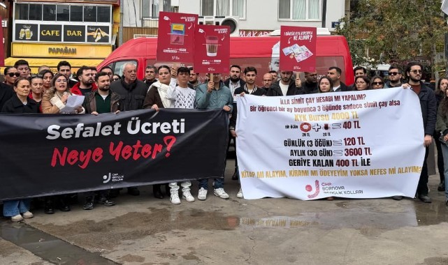 CHP Gençlerinden KYK Bursu Protestosu