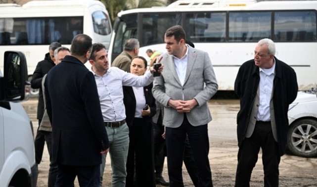 Eşki ve Güç selden etkilenen mahallelerde incelemelerde bulundu