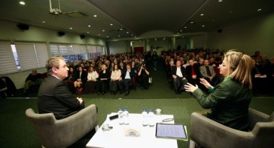 Sinan Meydan, Uğur Mumcu’nun mücadelesini Karşıyaka’da anlattı