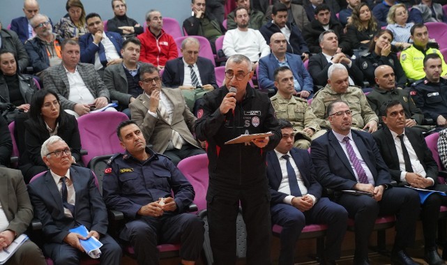 Afet Müdahale Planları Koordinasyon Toplantısı Seferihisar’da gerçekleştirildi