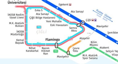 Ataşehir Kavşağı Tramvay Durağı’nın adı Flamingo oldu