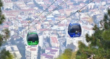 Balçova Teleferik Tesisleri’nde bakım zamanı