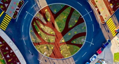 Kavşaklar sanat eserine dönüşüyor