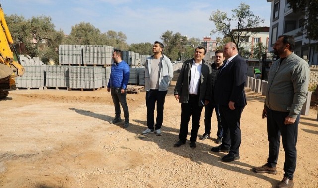 Başkan Çiçek Sahada; Çalışmalar Dolu Dizgin Sürüyor