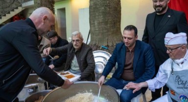 Başkan Eşki Makedonya göçmenlerinin iftar sofrasına konuk oldu