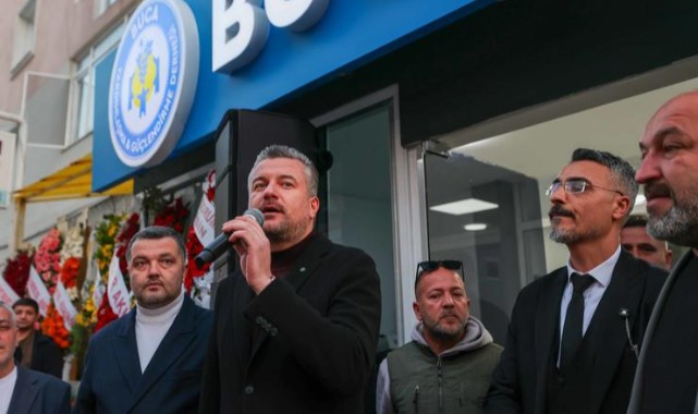 Başkan Görkem Duman, Buca Yardımlaşma Derneği ‘nin açılışını gerçekleştirdi