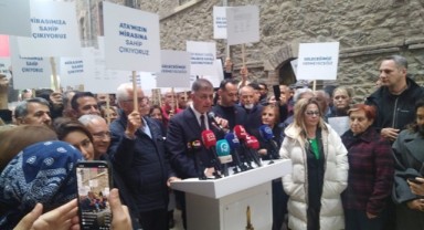 Başkan Tugay'dan Meslek Fabrikası önünde açıklama: