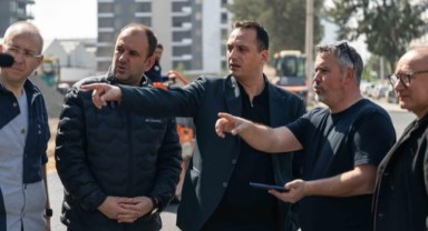 Bornova’da yol çalışmaları hız kesmiyor