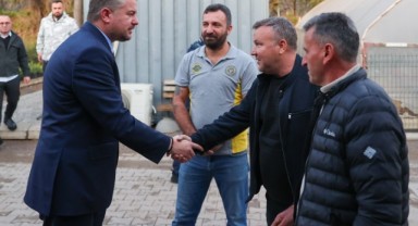 Buca’da sıcak bayramlaşma