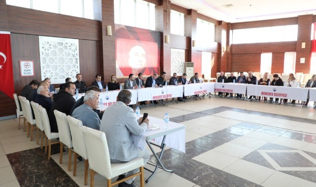 Menderes’te Muhtarlar Toplantısı Yapıldı