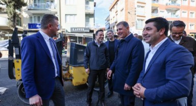 Buca’da asfalt seferberliği: Başkan Tugay ve Başkan Duman sahada!