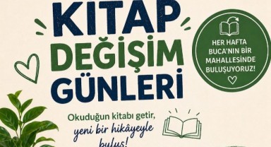 Buca’da “Kitap Değişim Günleri” başlıyor