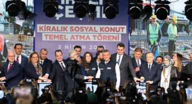  Türkiye’nin ilk kiralık sosyal konut projesi Hanem Çeşme’nin temeli atıldı