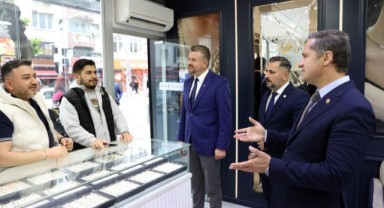 Başkan Duman ve Milletvekili Yücel sokağın sesini dinledi