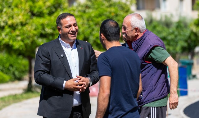 Narlıdere’de Oyun Parkı Zeminleri Yenileniyor