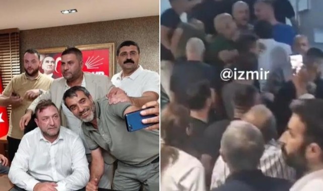 CHP İzmir’e atanan Gümrükçü koltuğa oturdu: Bina girişinde arbede yaşandı