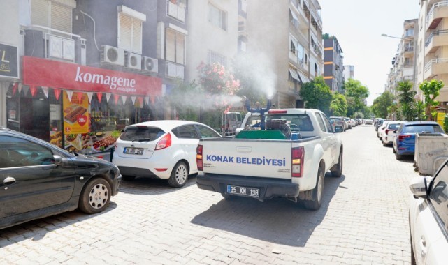 Konak’ta sivrisineklere karşı ilaçlama seferberliği: Ekipler